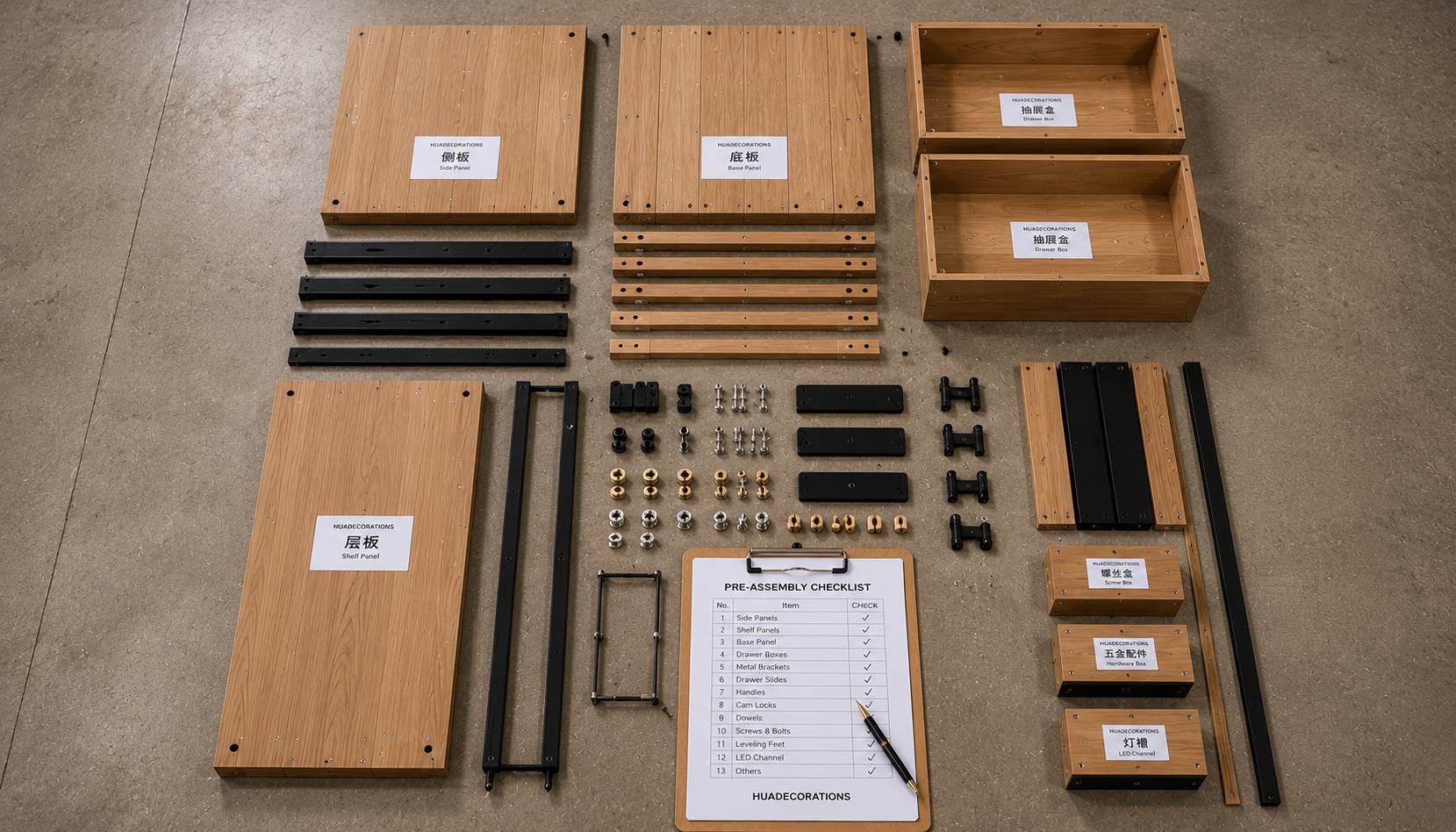 Component Preparation and Pre-Assembly